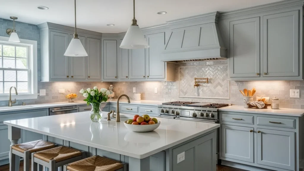 Modern cabinet color makeover Knoxville Tennessee